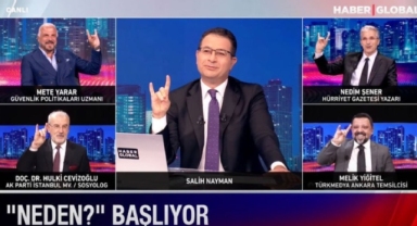 Haber Global canlı yayınında 'bozkurt' işareti: Sosyal medyada gündem oldu