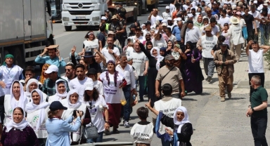 “İradeye Saygı Yürüyüşü” Hakkari'ye ulaştı: