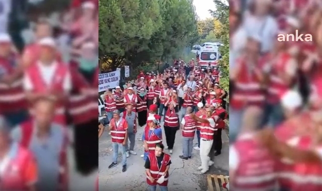 İşçilerin eylemine polis müdahalesi