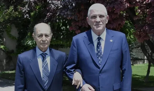 İYİ Parti lideri Müsavat Dervişoğlu, Ahmet Necdet Sezer ile görüştü