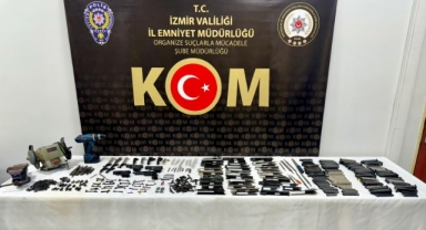 İzmir'de Yasadışı Silah İmalathanesi Ortaya Çıkarıldı