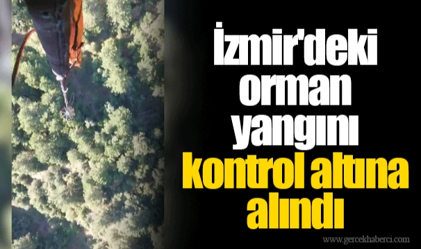 İzmir'deki orman yangını kontrol altına alındı