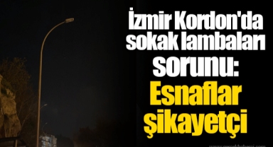 İzmir Kordon'da sokak lambaları sorunu: Esnaflar şikayetçi