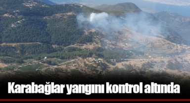 Karabağlar yangını kontrol altında