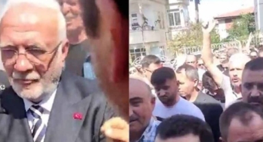 Kayseri'de Elitaş'a Yönelik Protesto: 'Hiç mi Allah'tan Korkmuyorsunuz?