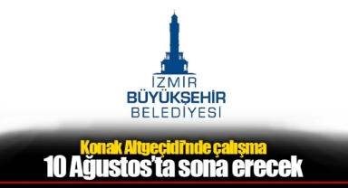 Konak Altgeçidi’nde çalışma