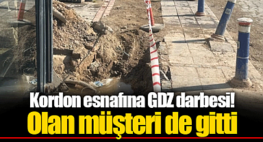 Kordon esnafına GDZ darbesi! Olan müşteri de gitti