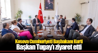 Kosova Cumhuriyeti Başbakanı Kurti, Başkan Tugay’ı ziyaret etti