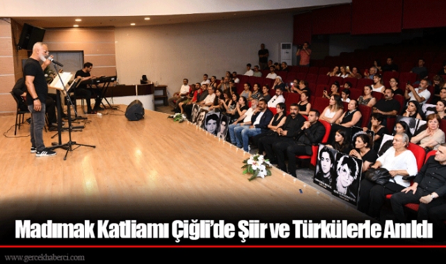 Madımak Katliamı Çiğli’de Şiir ve Türkülerle Anıldı