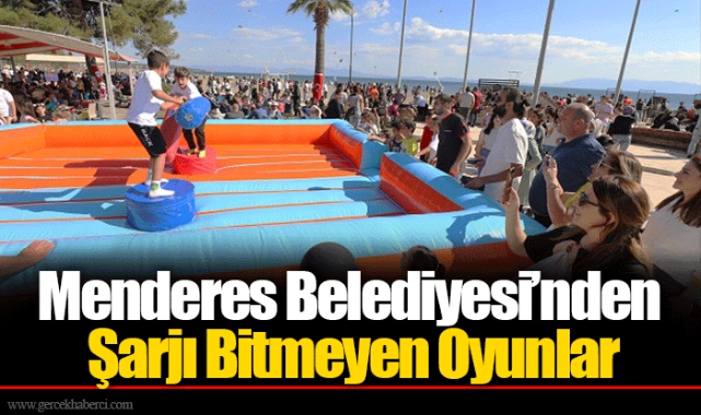 Menderes Belediyesi’nden Şarjı Bitmeyen Oyunlar