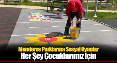 Menderes Parklarına Sosyal Oyunlar