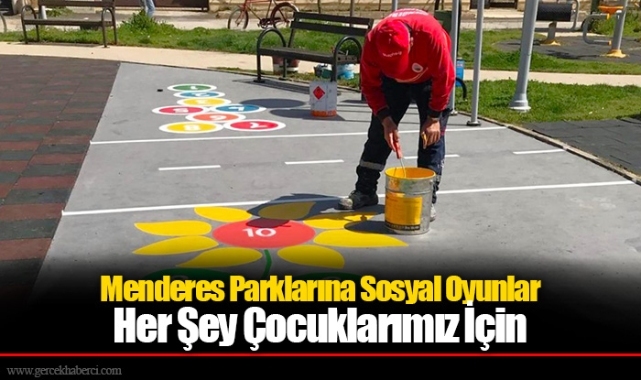 Menderes Parklarına Sosyal Oyunlar
