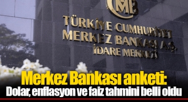 Merkez Bankası anketi: Dolar, enflasyon ve faiz tahmini belli oldu