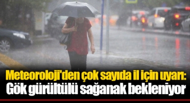 Meteoroloji'den çok sayıda il için uyarı: Gök gürültülü sağanak bekleniyor