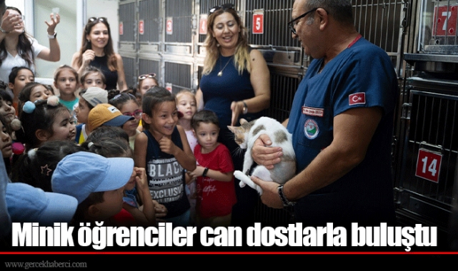 Minik öğrenciler can dostlarla buluştu 