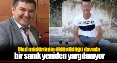 Okul müdürünün öldürülmesine ilişkin davada bir sanık yeniden yargılanıyor