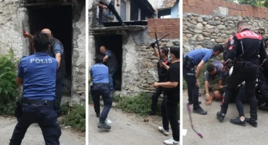 Operasyona Giden Polisler Dehşeti Yaşadı! 'Ben Peygamberim' Diyerek Saldırdı