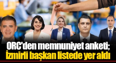 ORC'den memnuniyet anketi; İzmirli başkan listede yer aldı