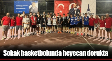 Sokak basketbolunda heyecan dorukta