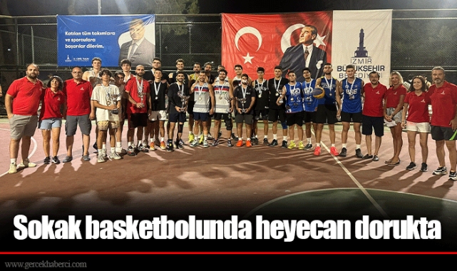 Sokak basketbolunda heyecan dorukta