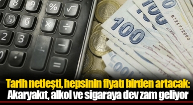 Tarih netleşti, hepsinin fiyatı birden artacak: Akaryakıt, alkol ve sigaraya dev zam geliyor