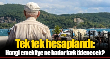 Tek tek hesaplandı: Hangi emekliye ne kadar fark ödenecek?