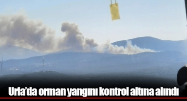 Urla’da orman yangını kontrol altına alındı