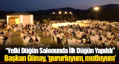 “Yelki Düğün Salonunda İlk Düğün Yapıldı”