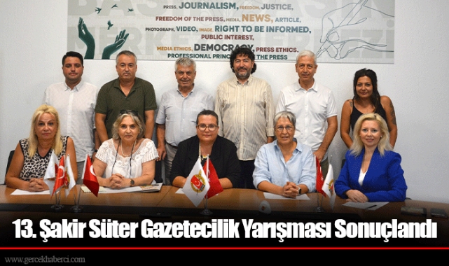 13. Şakir Süter Gazetecilik Yarışması Sonuçlandı