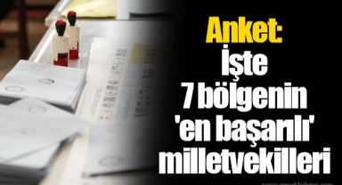 Anket: İşte 7 bölgenin 'en başarılı' milletvekilleri