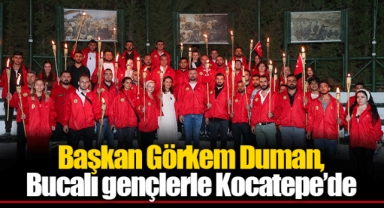 Başkan Görkem Duman, Bucalı gençlerle Kocatepe’de