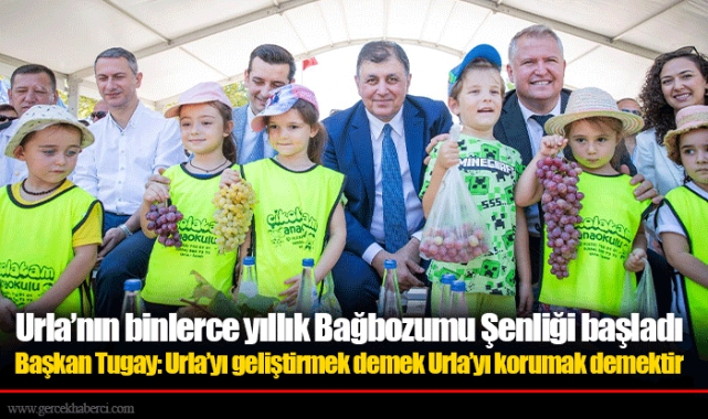 Başkan Tugay: Urla’yı geliştirmek demek Urla’yı korumak demektir