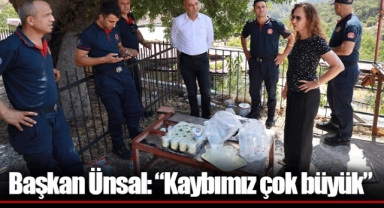 Başkan Ünsal: “Kaybımız çok büyük”