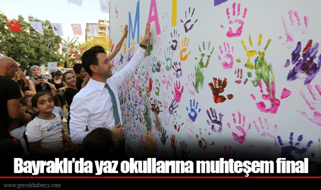 Bayraklı’da yaz okullarına muhteşem final
