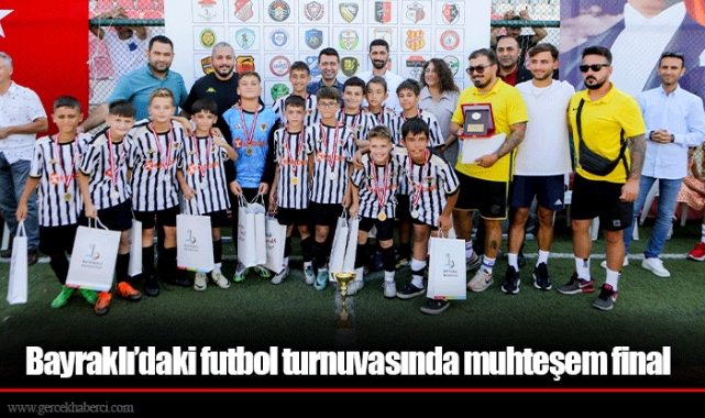 Bayraklı’daki futbol turnuvasında muhteşem final