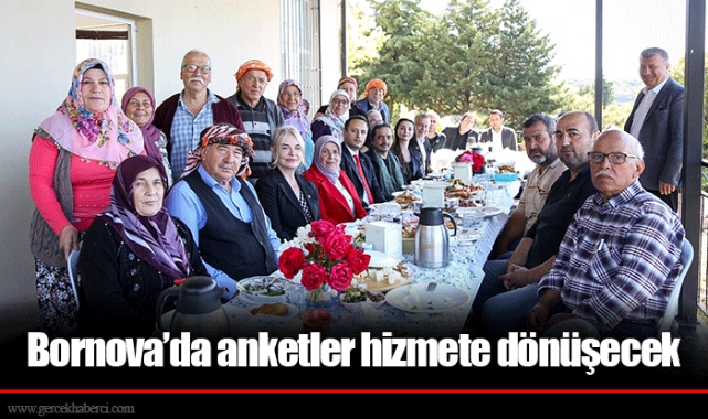 Bornova’da anketler hizmete dönüşecek