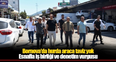 Bornova’da hurda araca taviz yok