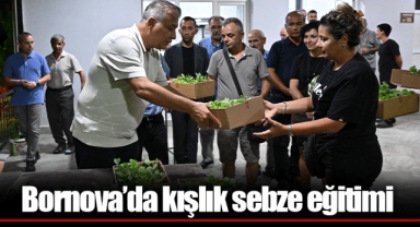 Bornova’da kışlık sebze eğitimi