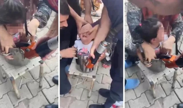 Bu da Oldu! Oyun Oynarken Düdüklü Tencereye Sıkıştı
