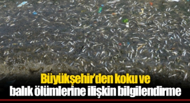 Büyükşehir’den koku ve balık ölümlerine ilişkin bilgilendirme