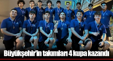 Büyükşehir’in takımları 4 kupa kazandı