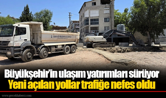 Büyükşehir’in ulaşım yatırımları sürüyor