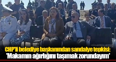 CHP'li belediye başkanından sandalye tepkisi: 'Makamın ağırlığını taşımak zorundayım'