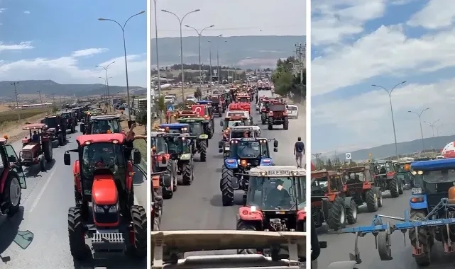 Çiftçiler traktörle Maraş-Antep yolunu kapattı: 'Bıçak kemiğe dayandı'