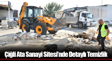 Çiğli Ata Sanayi Sitesi’nde Detaylı Temizlik
