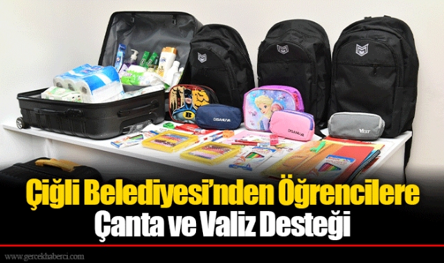 Çiğli Belediyesi’nden Öğrencilere Çanta ve Valiz Desteği