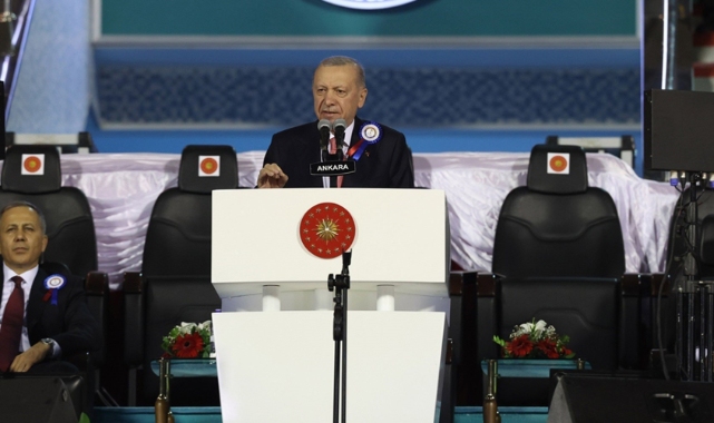 Cumhurbaşkanı Erdoğan'dan hukukun önemi üzerine dikkat çeken açıklama: 'Gözünün yaşına bakmayız'