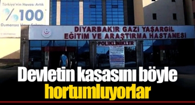 Devletin kasasını böyle hortumluyorlar