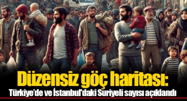 Düzensiz göç haritası: Türkiye’de ve İstanbul'daki Suriyeli sayısı açıklandı