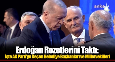 Erdoğan Rozetlerini Taktı: İşte AK Parti'ye Geçen Belediye Başkanları ve Milletvekilleri